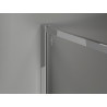 Mexen Kioto-F душ параван Walk-in с рамка 85 x 70 см, прозрачен 8 мм, хром