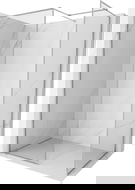 Mexen Kioto-F преграда за душ Walk-in с рамка 150 x 100 см, прозрачно 8 мм, хром - 800-150-202-04-00-100