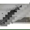 Mexen Lima сгъваема душ кабина 100 x 110 cm, графит, хром + поддушово корито Flat, бял - 856-100-110-01-40-4010
