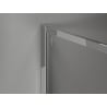 Mexen Kioto-F душ преграда Walk-in с рамка 125 x 120 см, прозрачно 8 мм, хром - 800-125-202-04-00-120