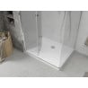 Mexen Lima сгъваема душ кабина 70 x 90 см, прозрачна, хром + корито Flat - 856-070-090-01-00-4010