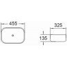 Мивка за плот Mexen Rita 45 x 32 см, зелена - 21084556