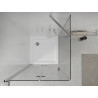 Mexen Lima сгъваема душ кабина 100 x 100 см, прозрачна, хром + поддушник Flat