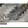 Mexen Lima душ кабина сгъваема 90 x 90 см, прозрачна, хром + поддушник Flat - 856-090-090-01-00-4010