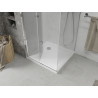 Mexen Lima сгъваема душ кабина 90 x 90 см, прозрачна, хром + поддушник Flat