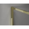 Mexen Kioto-F преграда за душ Walk-in с рамка 135 x 120 cm, прозрачно 8 mm, златно - 800-135-202-04-50-120