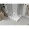 Mexen Lima Душ кабина Duo, сгъваема 70 x 70 см, прозрачна, хром + корито Flat