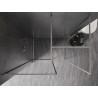 Mexen Kioto-F душ панел Walk-in с рамка 170 x 110 см, прозрачен 8 мм, четкан никел