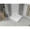 Mexen Lima Двукабинен сгъваем душ 90 x 90 см, прозрачен, хром + корито Flat