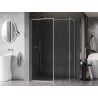Mexen Kioto-F душ кабина Walk-in с рамка 160 x 120 см, прозрачно 8 мм, четкан никел - 800-160-202-04-97-120