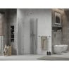 Mexen Lima Duo душ кабина сгъваема 100 x 100 см, прозрачен, хром - 856-100-100-02-00