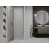 Mexen Roma врати за душ кабини, отваряни навън, 80 см, прозрачни, хром - 854-080-000-01-00