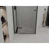 Mexen Roma врата за душ кабина с панти 80 см, прозрачни, черни - 854-080-000-70-00