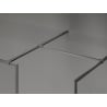 Mexen Kioto-F преграда за душ Walk-in с рамка 170 x 110 см, прозрачно 8 мм, gun metal - 800-170-202-04-95-110
