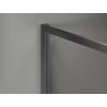 Mexen Kioto-F преграда за душ Walk-in с рамка 170 x 110 см, прозрачно 8 мм, gun metal - 800-170-202-04-95-110