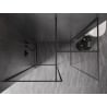 Mexen Kioto-F стена за душ Walk-in с рамка 115 x 70 см, прозрачен 8 мм, пистолетен метал - 800-115-202-04-95-070