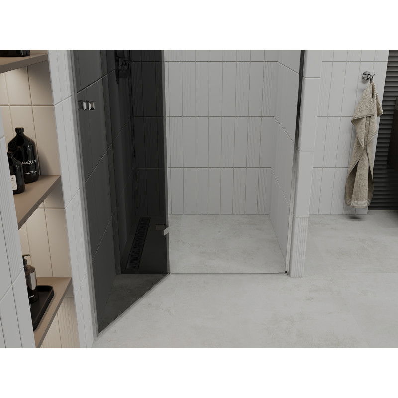 Mexen Roma врати за душ кабина 90 см, графит, хром - 854-090-000-01-40
