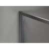 Mexen Kioto-F преграда за душ Walk-in с рамка 130 x 115 см, прозрачно 8 мм, четка в цвят оръжеен сив - 800-130-202-04-66-115