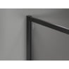 Mexen Kioto-F стена за душ Walk-in с рамка 155 x 110 см, прозрачна 8 мм, черна - 800-155-202-04-70-110