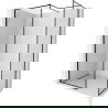 Mexen Киото-F стена за душ Walk-in с рамка 145 x 120 cm, прозрачен 8 mm, черна - 800-145-202-04-70-120