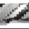 Mexen Exo душ кабина със завъртащи се врати 70 x 80 см, прозрачна, златна - 814-070-080-50-00