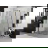 Mexen Exo душ кабина с отваряща се врата 90 x 85 см, прозрачна, златна - 814-090-085-50-00