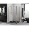Mexen Exo душ кабина с отваряща се врата 70 x 95 см, прозрачна, златна - 814-070-095-50-00