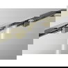 Mexen Exo плъзгаща се душ кабина 140 x 70 см, прозрачна, златна - 8151-140-070-50-00