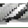 Mexen Exo душ кабина със завъртаща врата 140 x 70 см, прозрачна, златна - 819-140-070-50-00