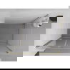 Mexen Exo врата прозрачна душ кабина 155 x 70 см, златна - 819-155-070-50-00