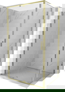 Mexen Exo душ кабина 160 x 85 см, прозрачна, златна - 819-160-085-50-00