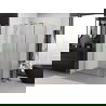 Mexen Exo кабинен душ отваряем 70 x 75 см, прозрачен, златен - 8182-070-075-50-00