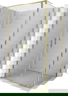 Mexen Exo душ кабина отваряема 90 x 80 см, прозрачна, златна - 8182-090-080-50-00