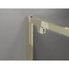 Mexen Exo душ кабина с отварящи се врати 70 x 85 см, прозрачна, златна - 8182-070-085-50-00