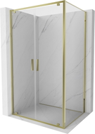 Mexen Exo-BR Duo душ кабина с врати 70 x 95 см, прозрачна, златна - 8182-070-095-50-00