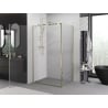 Mexen Exo душ кабина с отварящи се врати 70 x 80 см, прозрачен, златен - 8181-070-080-50-00