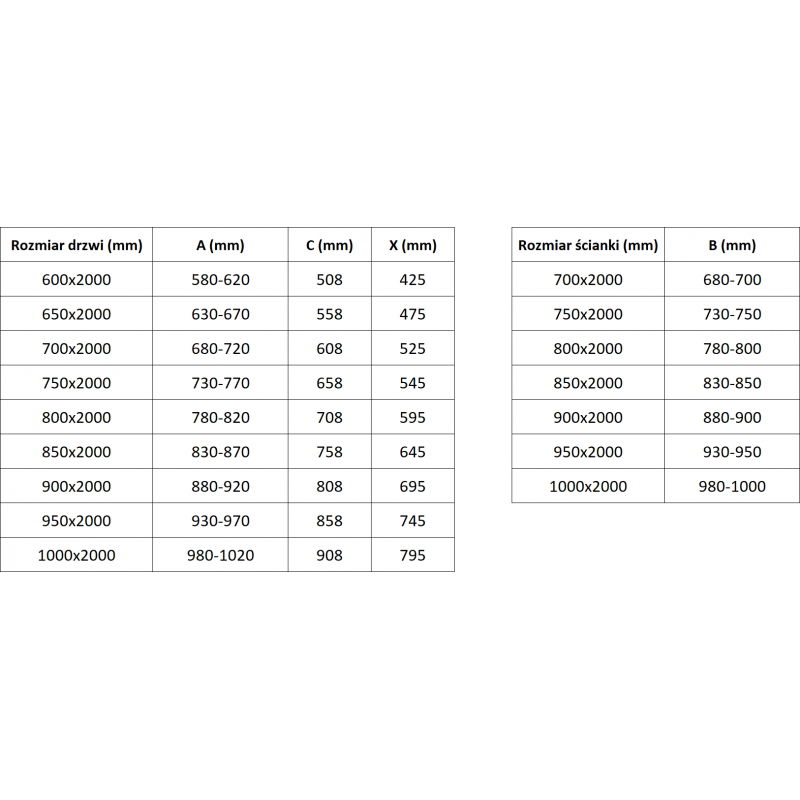 Mexen Exo душ кабина с единична врата 70 x 100 см, прозрачна, златна - 8181-070-100-50-00