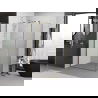 Mexen Exo душ кабина с отваряеми врати 85 x 70 см, прозрачна, златна - 817-085-070-50-00