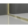 Mexen Exo-B разтегаема душ кабина 85 x 90 см, прозрачна, злато - 817-085-090-50-00