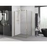 Mexen Exo кабина за душ с отваряща се врата 70 x 95 см, прозрачна, златна - 817-070-095-50-00