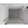 Mexen Exo кабина за душ с отваряща се врата 70 x 95 см, прозрачна, златна - 817-070-095-50-00