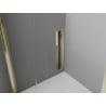 Mexen Exo сгъваема душ кабина 85 x 80 см, прозрачна, златна - 816-085-080-50-00