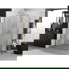 Mexen Exo сгъваема душ кабина 70 x 85 см, прозрачна, златна - 816-070-085-50-00
