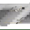 Mexen Exo сгъваема душ кабина 85 x 85 см, прозрачна, златна - 816-085-085-50-00