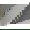 Mexen Exo сгъваема душ кабина 100 x 95 см, прозрачна, златна - 816-100-095-50-00