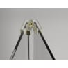 Mexen Exo сгъваема душ кабина 75 x 100 см, прозрачна, златна - 816-075-100-50-00
