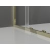 Mexen Exo плъзгащи се врати за душ 95 см, прозрачни, златни - 8151-095-000-50-00