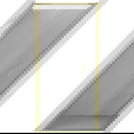 Mexen Exo душ кабина сгъваема 85 см, прозрачна, златна - 816-085-000-50-00