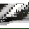 Mexen Exo отваряща се душ врата 70 cm, прозрачна, златна - 8181-070-000-50-00