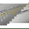 Mexen Exo отваряща се душ врата 70 cm, прозрачна, златна - 8181-070-000-50-00